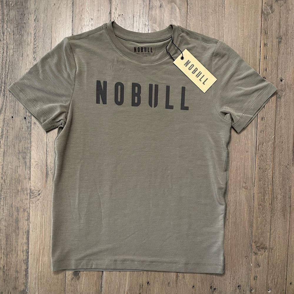 NWT NOBULL Kid’s Tee - Various - Army Green - Picture 3 of 4
